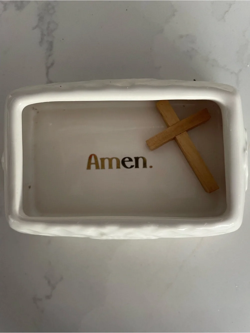Russ Inspirational Prayer Box Lord Hear My Prayer Amen trinket box